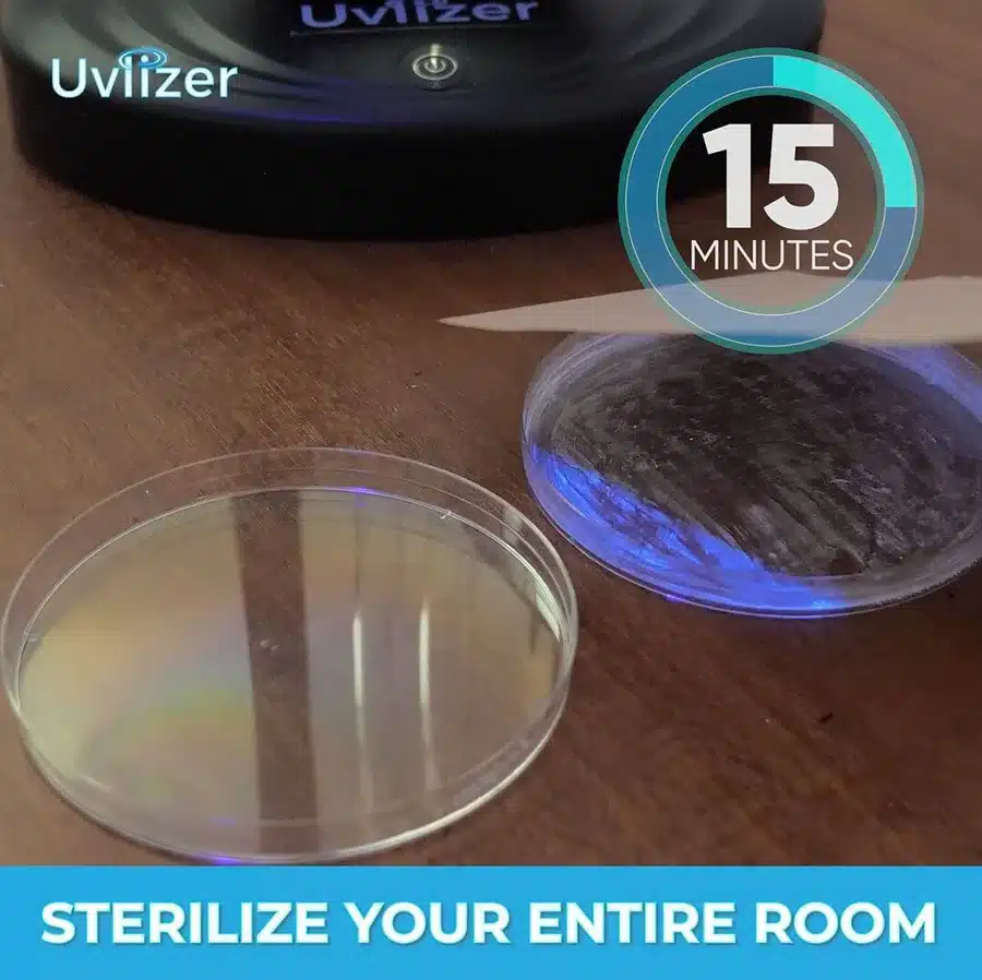 Disinfecting and Sterilizing with UV Light and Ozone at Night​