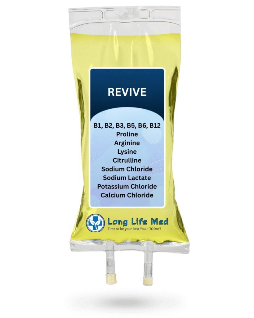 Amino acid IV therapy with B-complex vitamins and methyl B12 for muscle recovery and energy restoration in Las Vegas